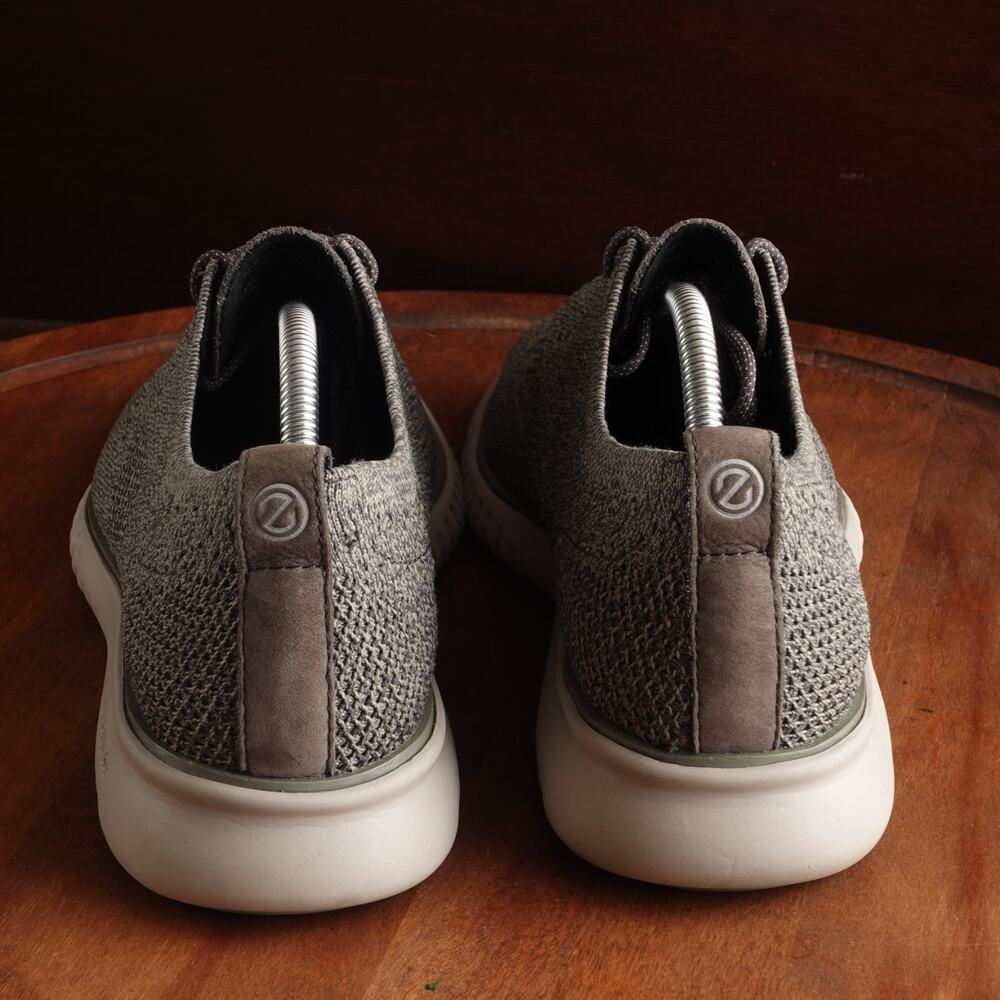 Cole Haan Oxfords Mens SZ 10M Gray Zerogrand Stitchlite Knit Dress‎ Shoes C35109 - Picture 7 of 13